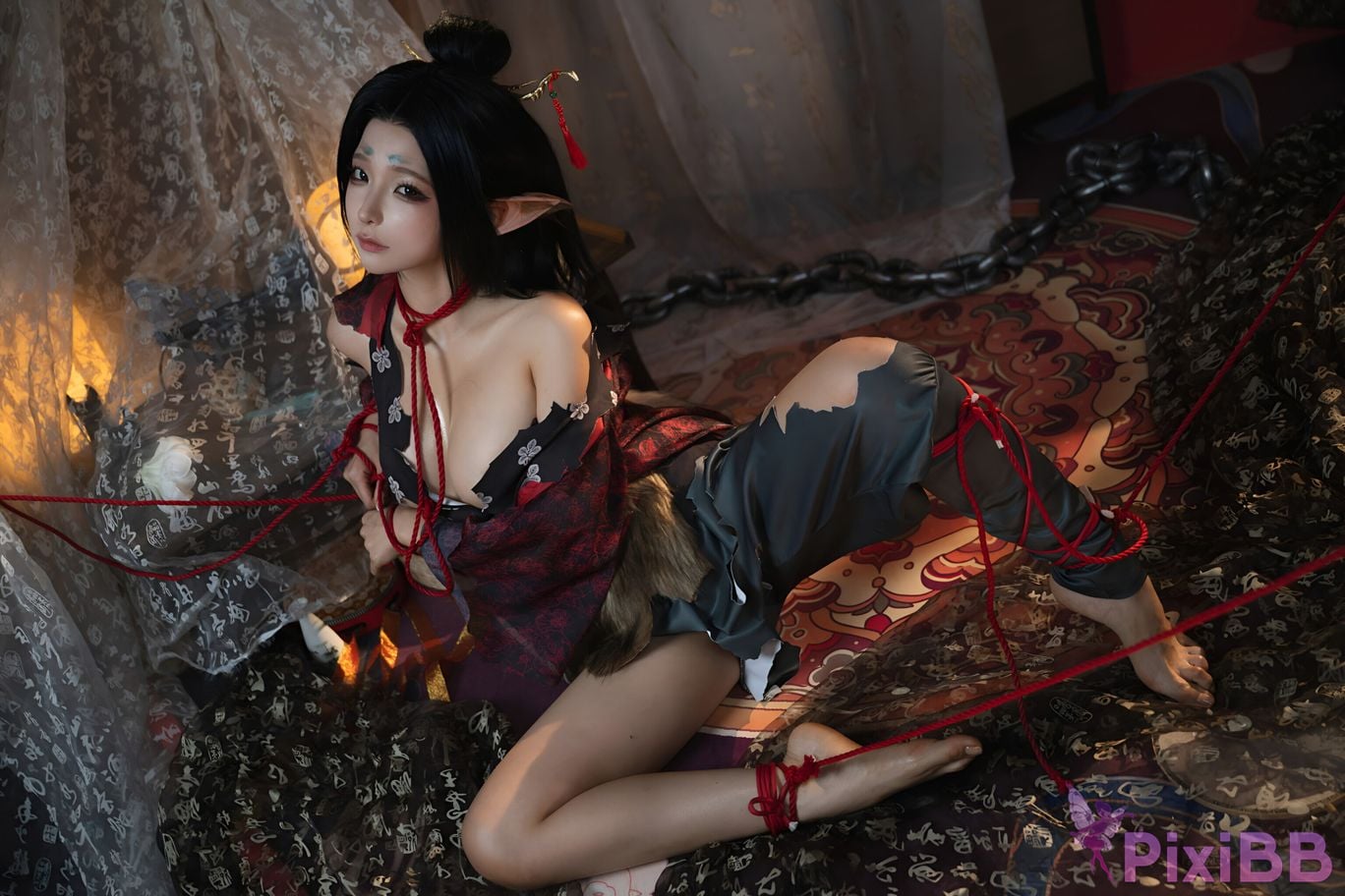 Cosplay chunmomo Black Myth Pingping PixiBB.COM 072