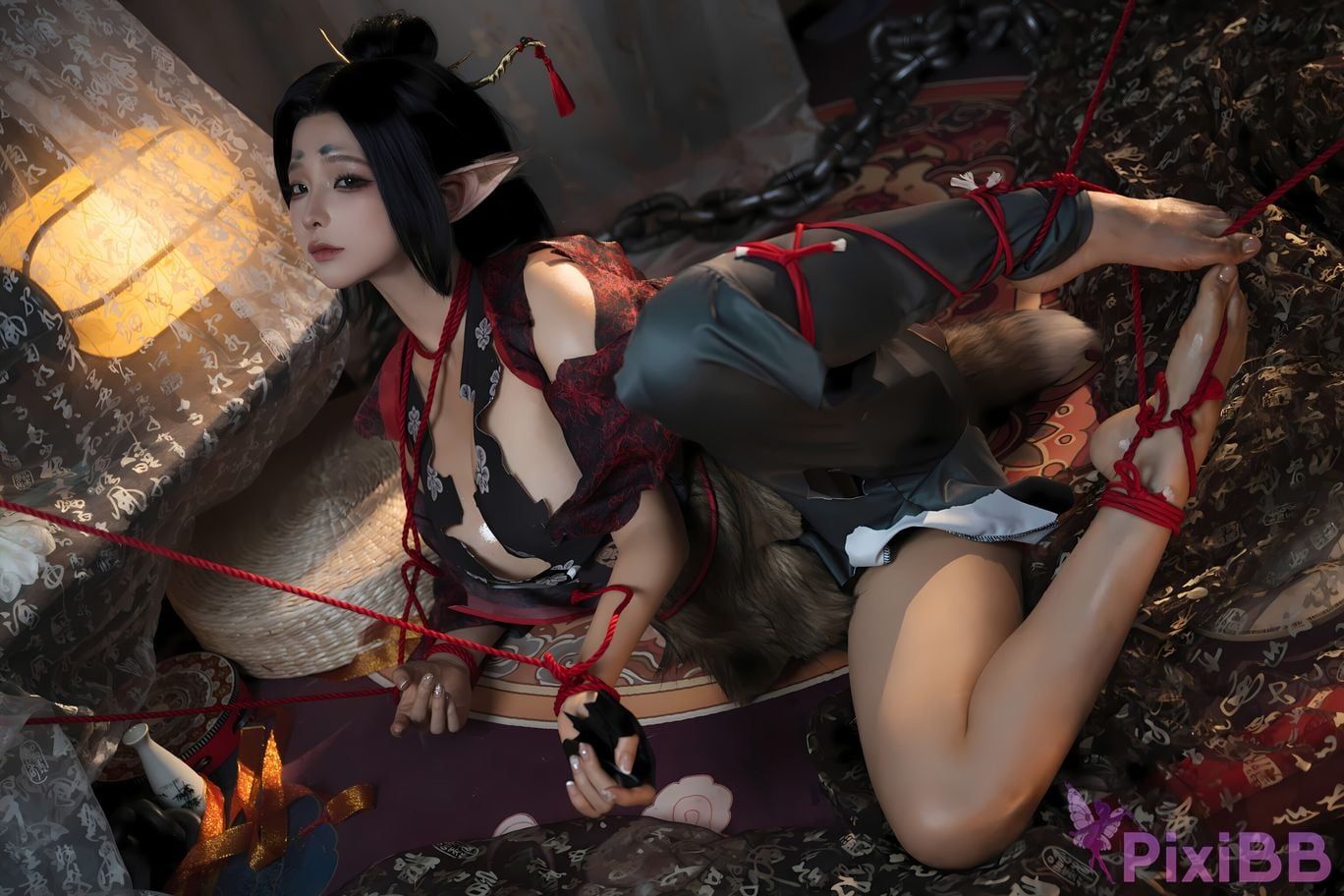 Cosplay chunmomo Black Myth Pingping PixiBB.COM 074