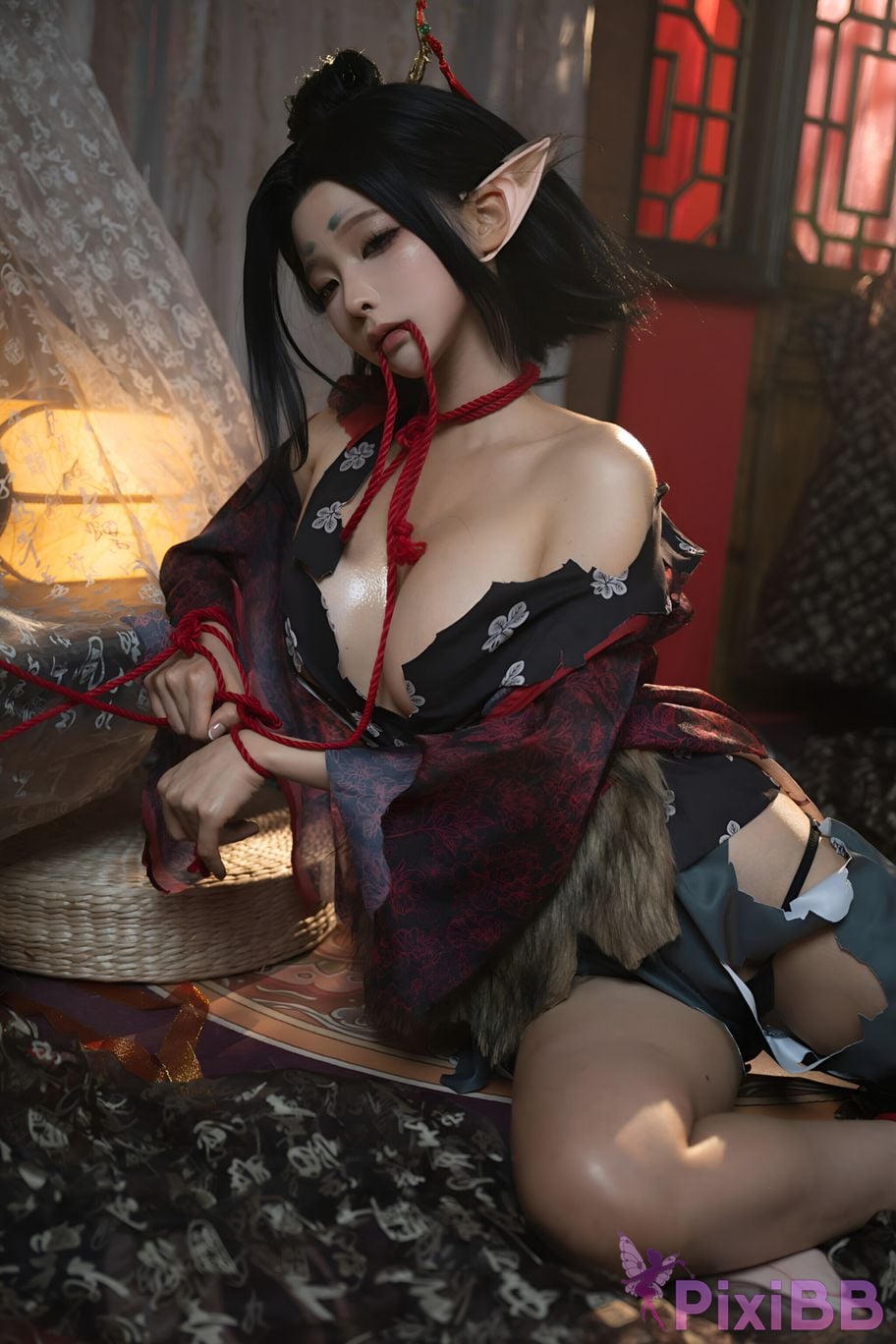Cosplay chunmomo Black Myth Pingping PixiBB.COM 089