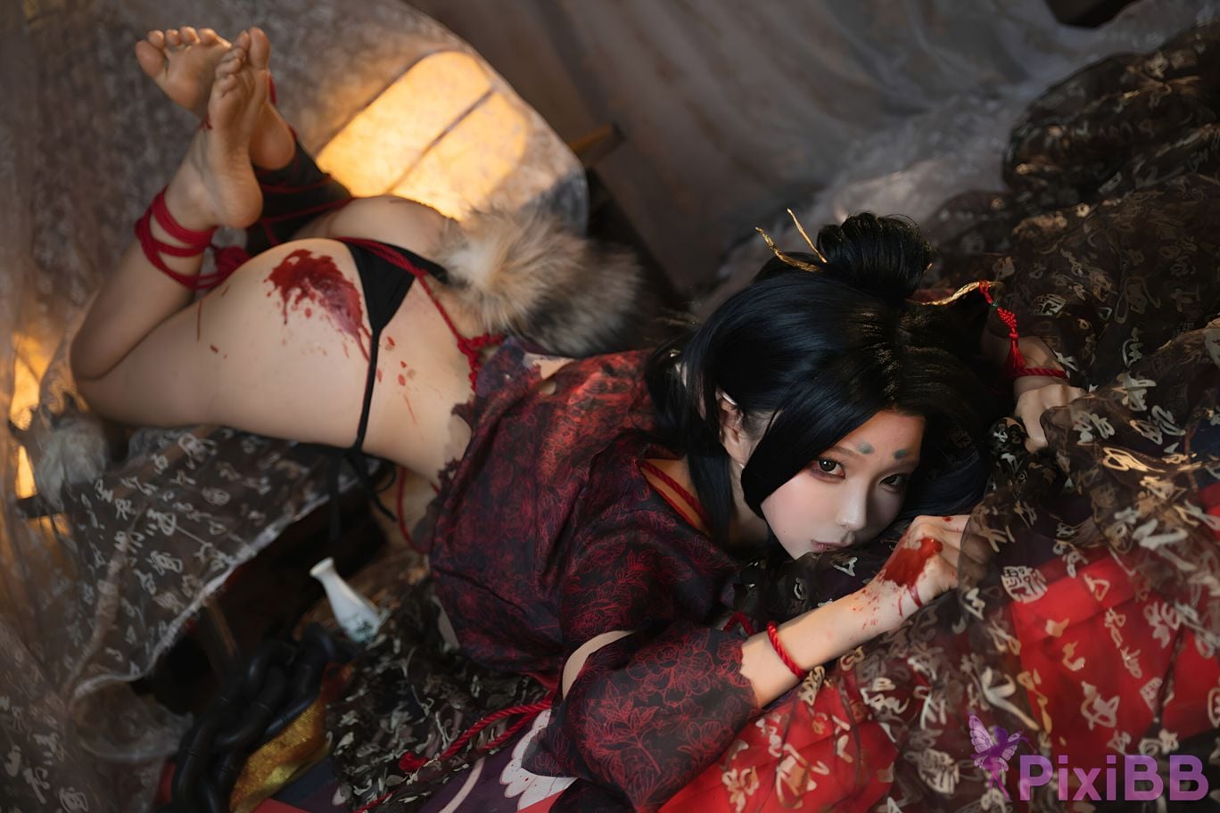 Cosplay chunmomo Black Myth Pingping PixiBB.COM 091