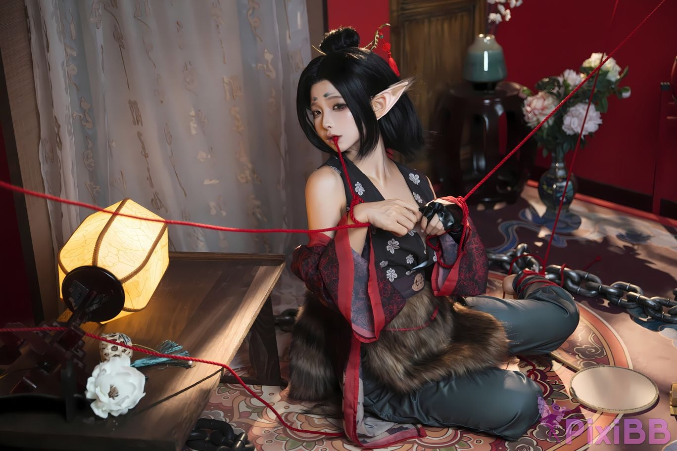 Cosplay chunmomo Black Myth Pingping PixiBB.COM 095