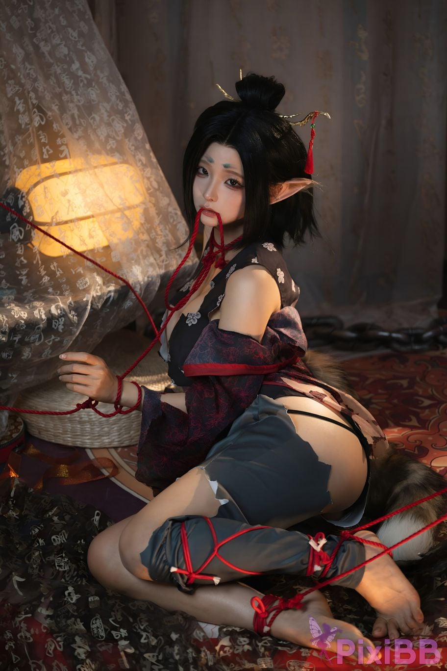 Cosplay chunmomo Black Myth Pingping PixiBB.COM 096