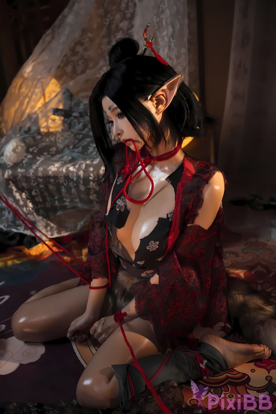 Cosplay chunmomo Black Myth Pingping PixiBB.COM 109