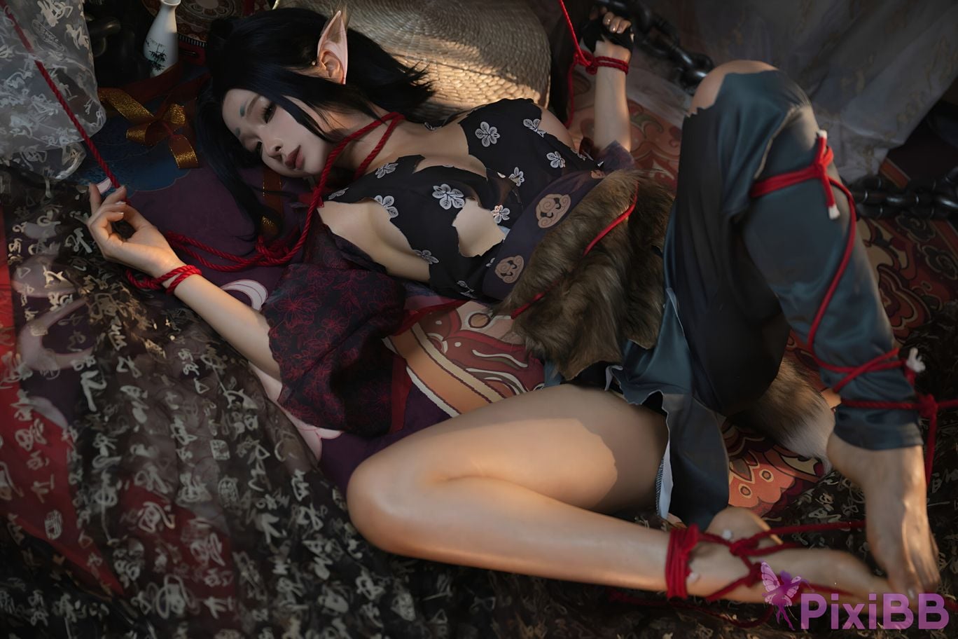 Cosplay chunmomo Black Myth Pingping PixiBB.COM 121