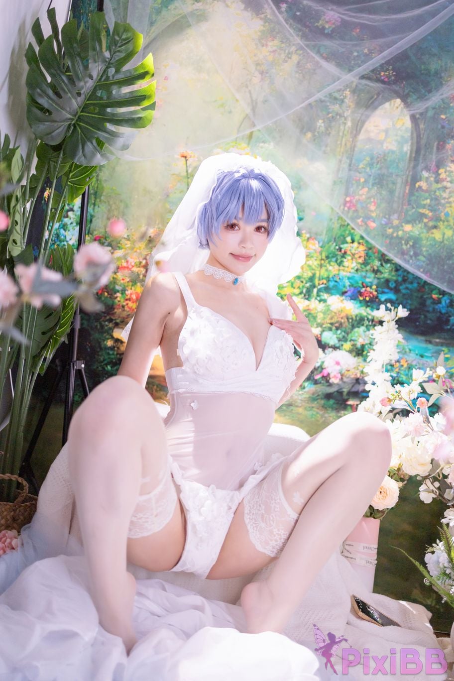 Cosplayer Shikako Chitanda Neon Genesis Evangelion beautiful bride PixiBB.COM 003