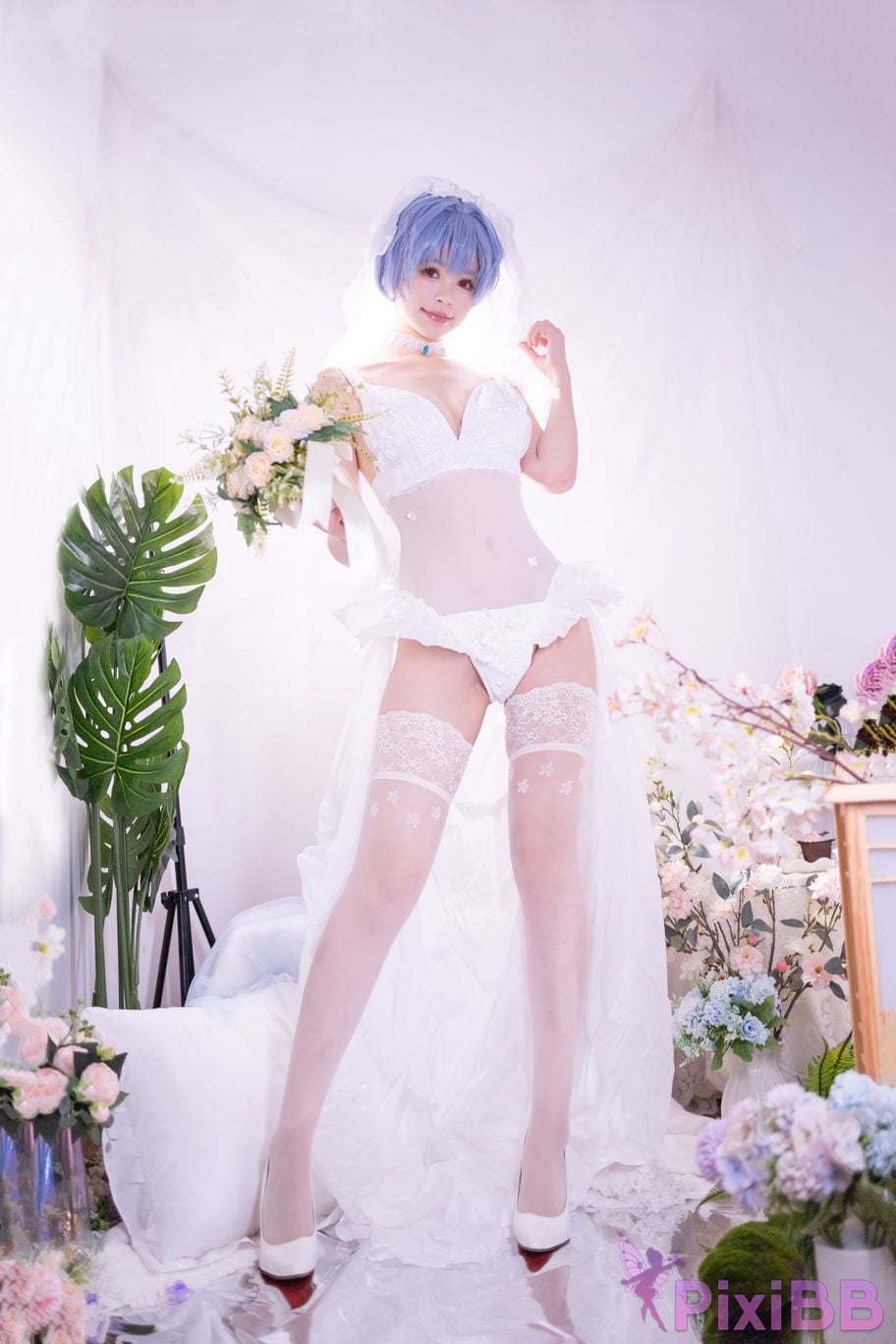 Cosplayer Shikako Chitanda Neon Genesis Evangelion beautiful bride PixiBB.COM 008