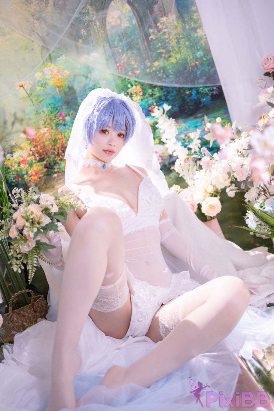 Cosplayer Shikako Chitanda Neon Genesis Evangelion beautiful bride PixiBB.COM 014