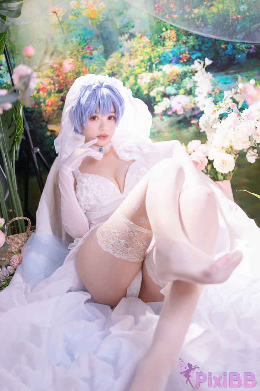Cosplayer Shikako Chitanda Neon Genesis Evangelion beautiful bride PixiBB.COM 019
