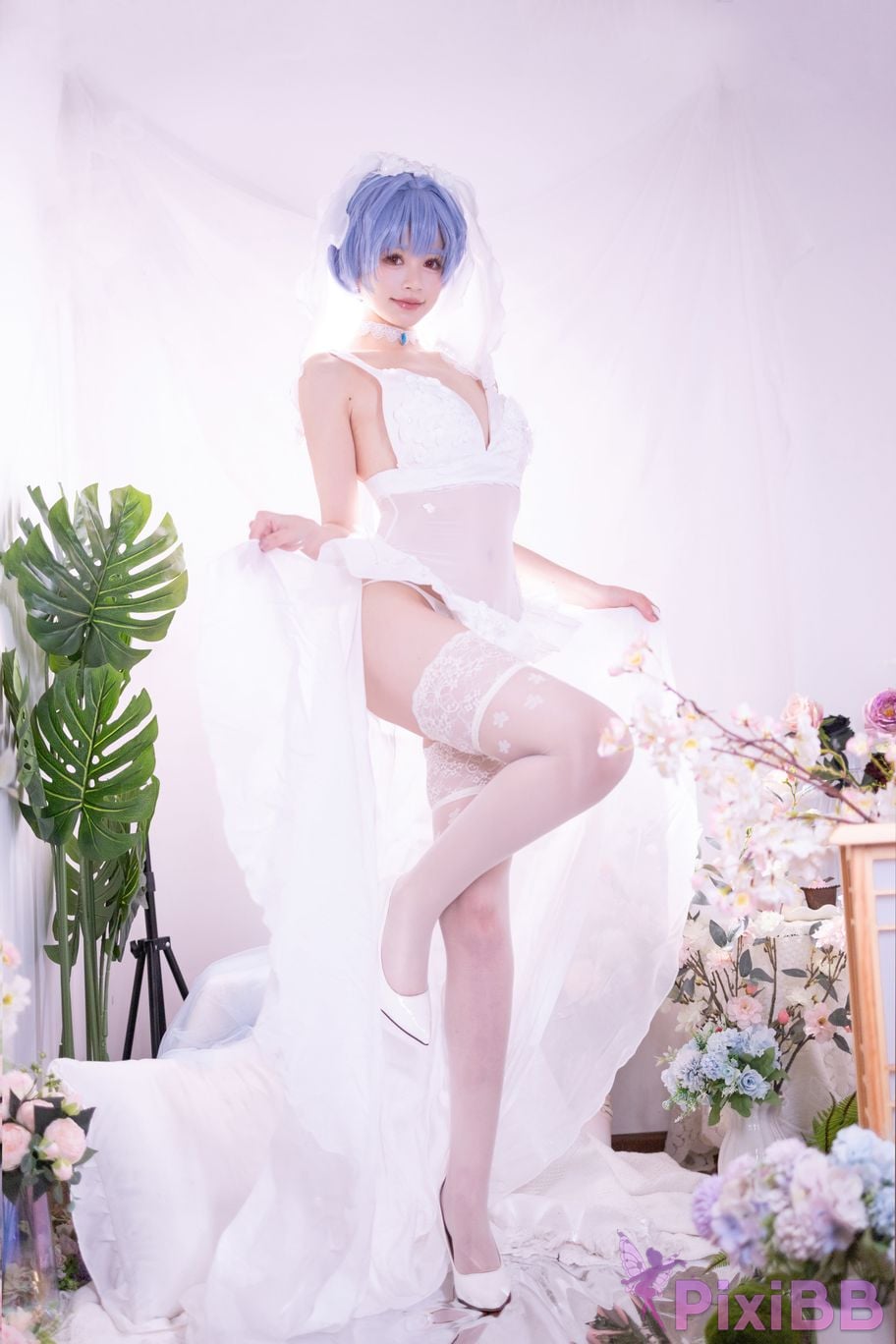 Cosplayer Shikako Chitanda Neon Genesis Evangelion beautiful bride PixiBB.COM 020