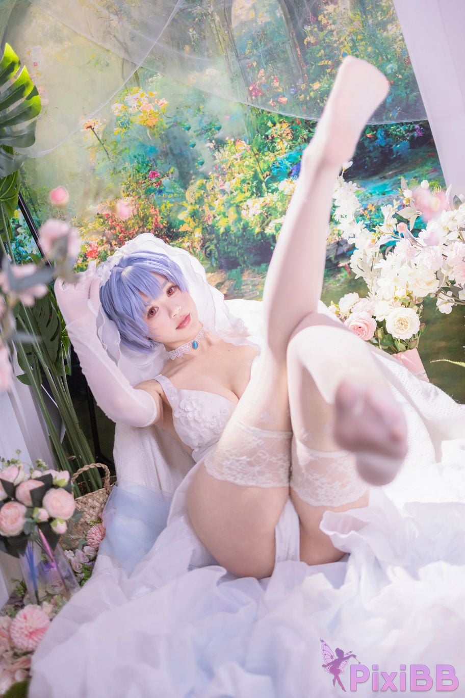 Cosplayer Shikako Chitanda Neon Genesis Evangelion beautiful bride PixiBB.COM 021