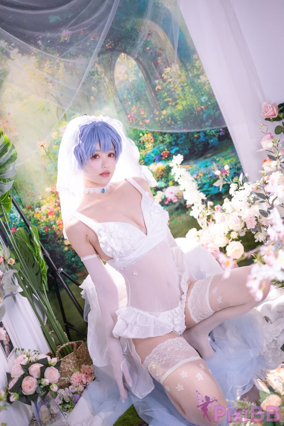 Cosplayer Shikako Chitanda Neon Genesis Evangelion beautiful bride PixiBB.COM 023