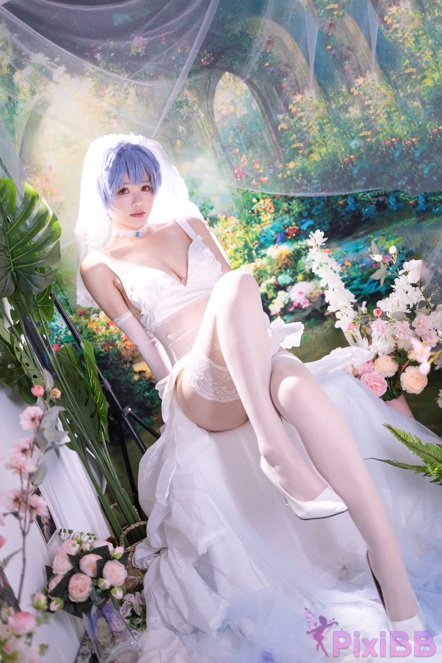 Cosplayer Shikako Chitanda Neon Genesis Evangelion beautiful bride PixiBB.COM 027