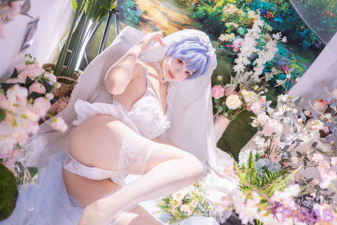 Cosplayer Shikako Chitanda Neon Genesis Evangelion beautiful bride PixiBB.COM 028