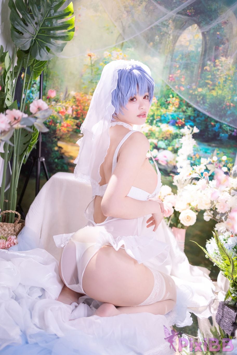 Cosplayer Shikako Chitanda Neon Genesis Evangelion beautiful bride PixiBB.COM 031