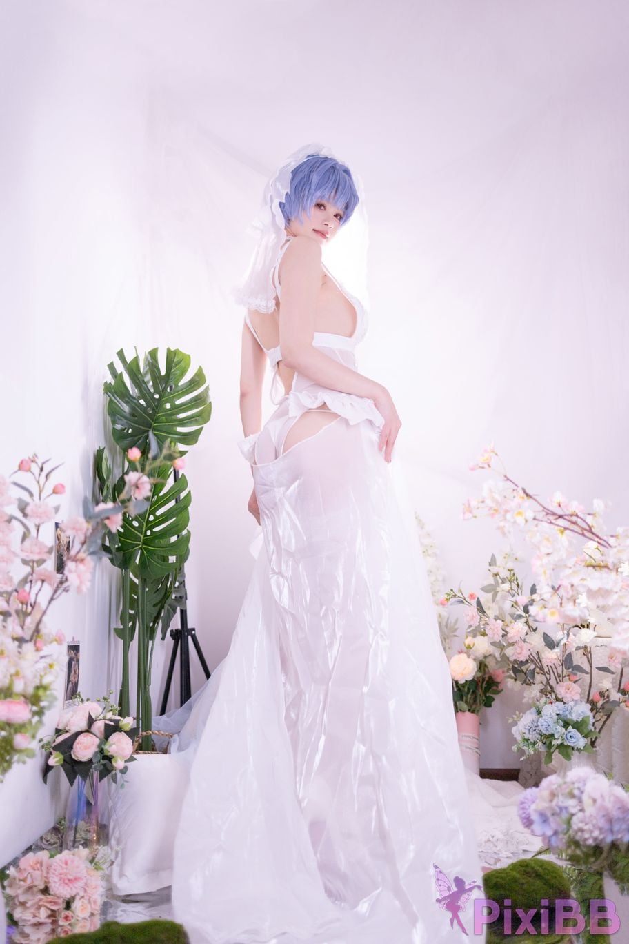 Cosplayer Shikako Chitanda Neon Genesis Evangelion beautiful bride PixiBB.COM 033