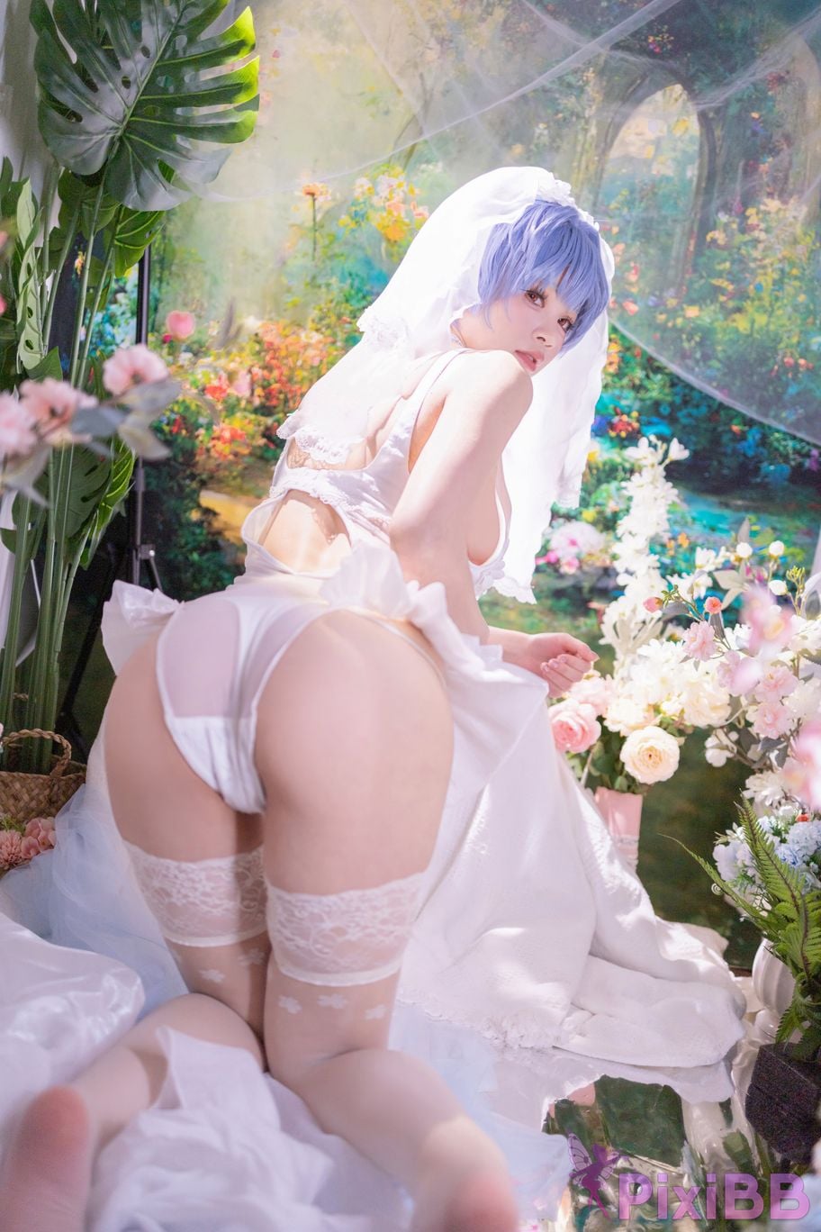 Cosplayer Shikako Chitanda Neon Genesis Evangelion beautiful bride PixiBB.COM 036