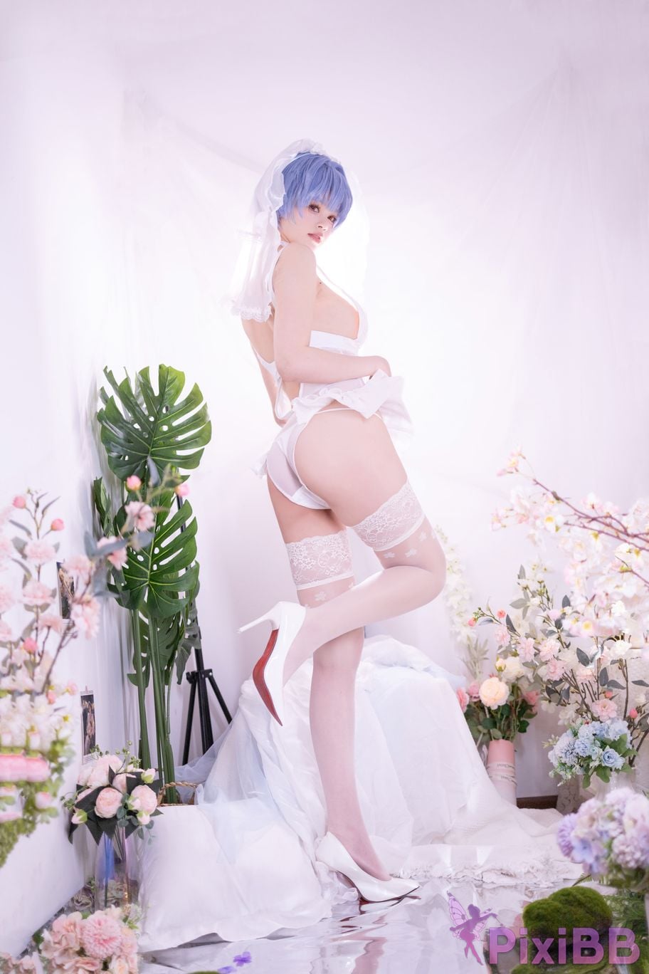 Cosplayer Shikako Chitanda Neon Genesis Evangelion beautiful bride PixiBB.COM 041