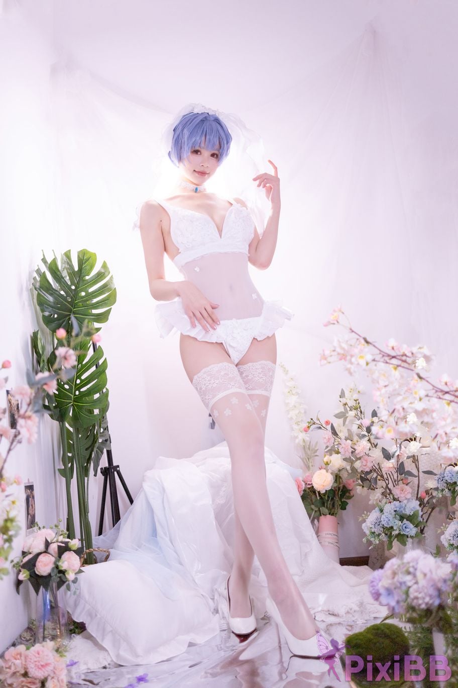 Cosplayer Shikako Chitanda Neon Genesis Evangelion beautiful bride PixiBB.COM 042