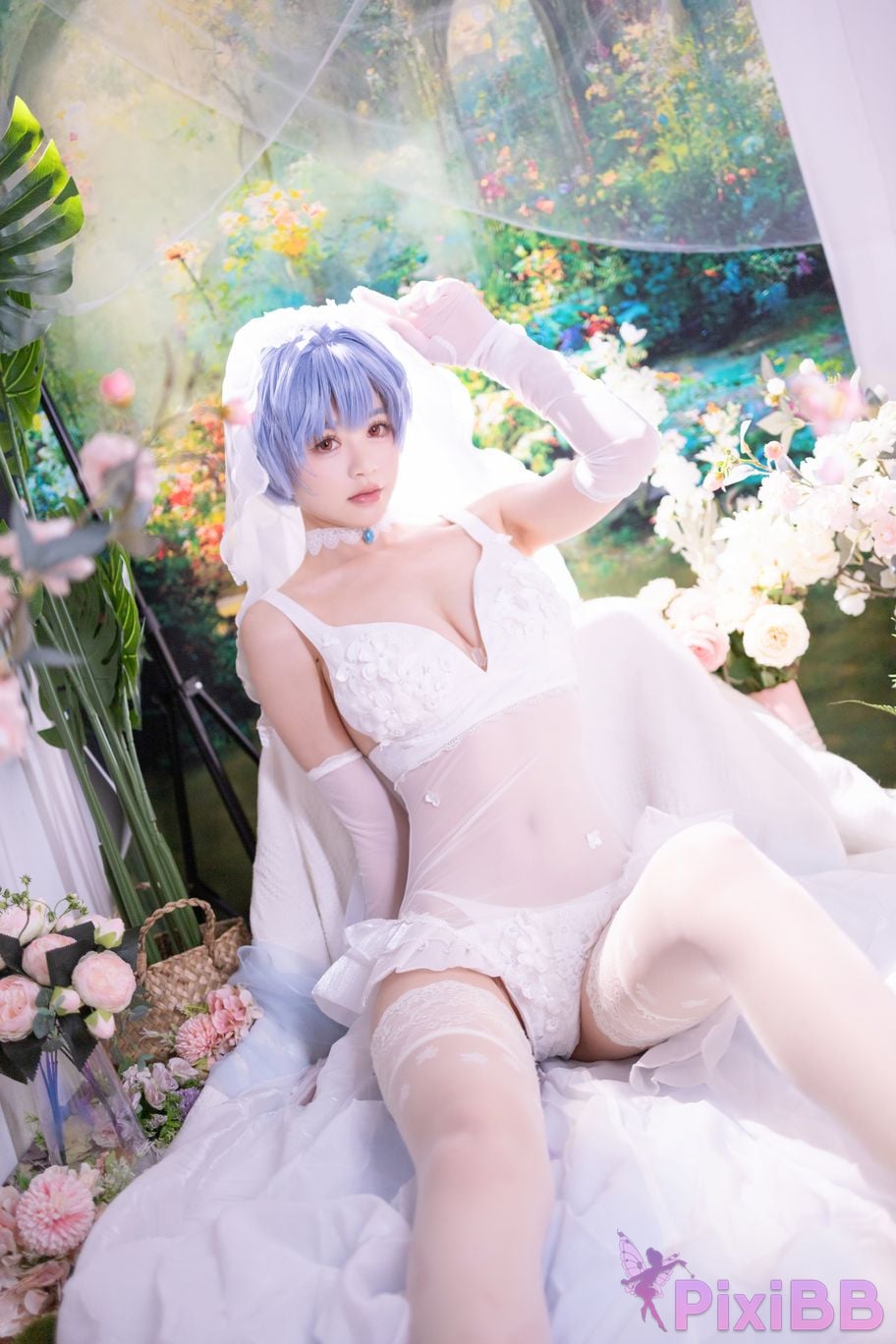 Cosplayer Shikako Chitanda Neon Genesis Evangelion beautiful bride PixiBB.COM 050