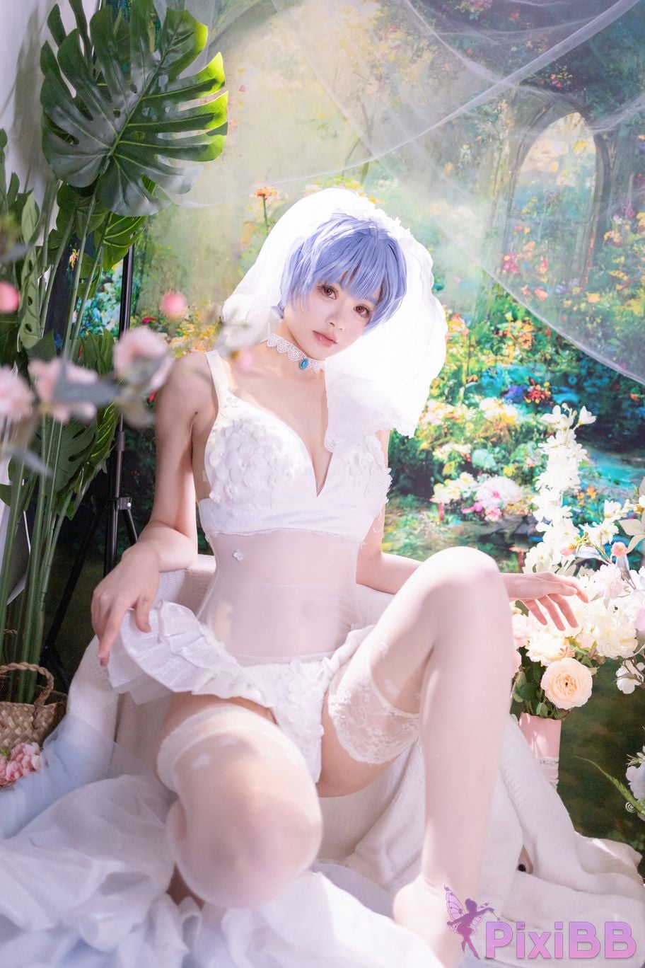 Cosplayer Shikako Chitanda Neon Genesis Evangelion beautiful bride PixiBB.COM 052