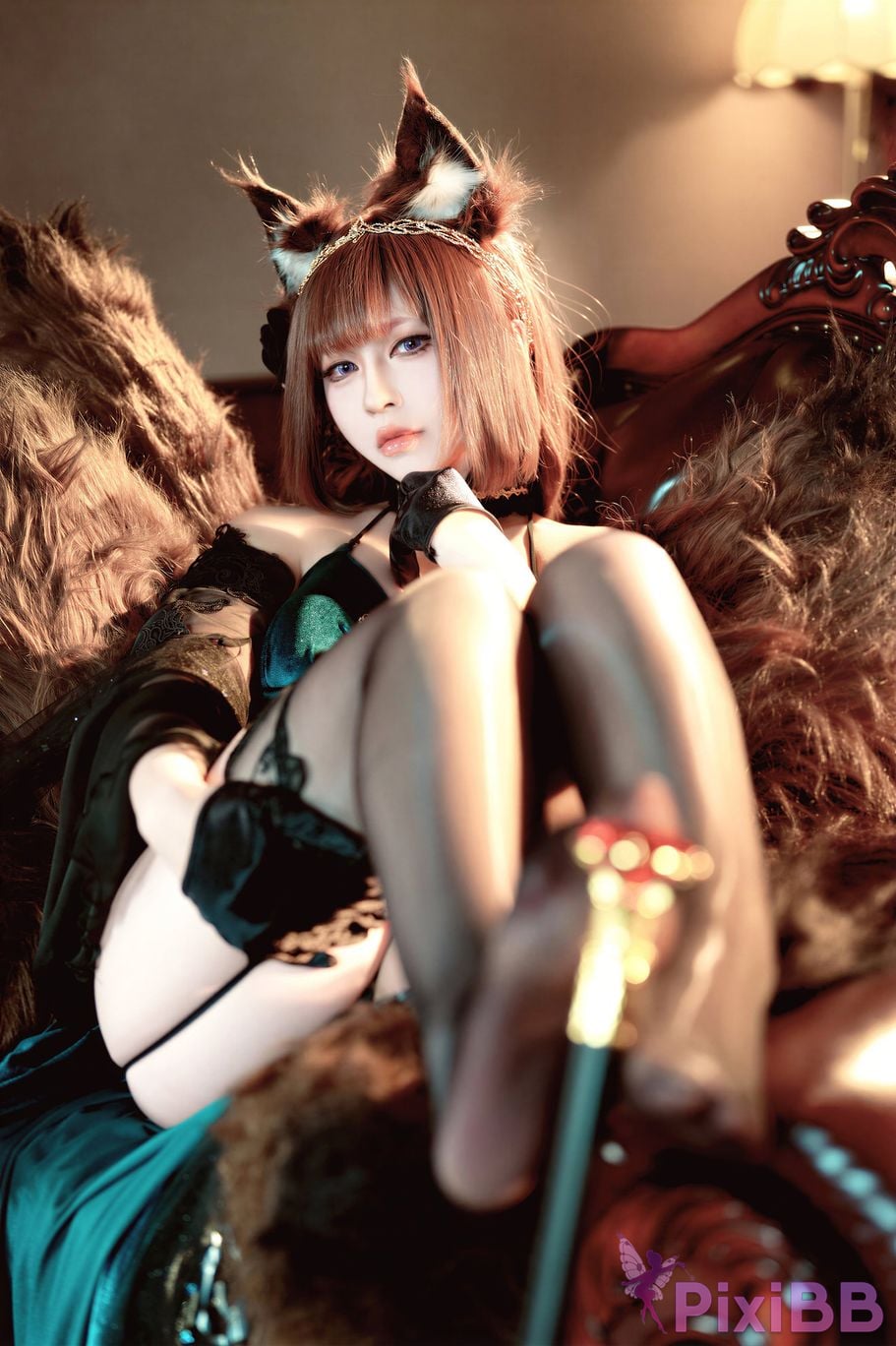 Cosplayer Half half son azur lane Amagi Fall of the Throne PixiBB.COM 005