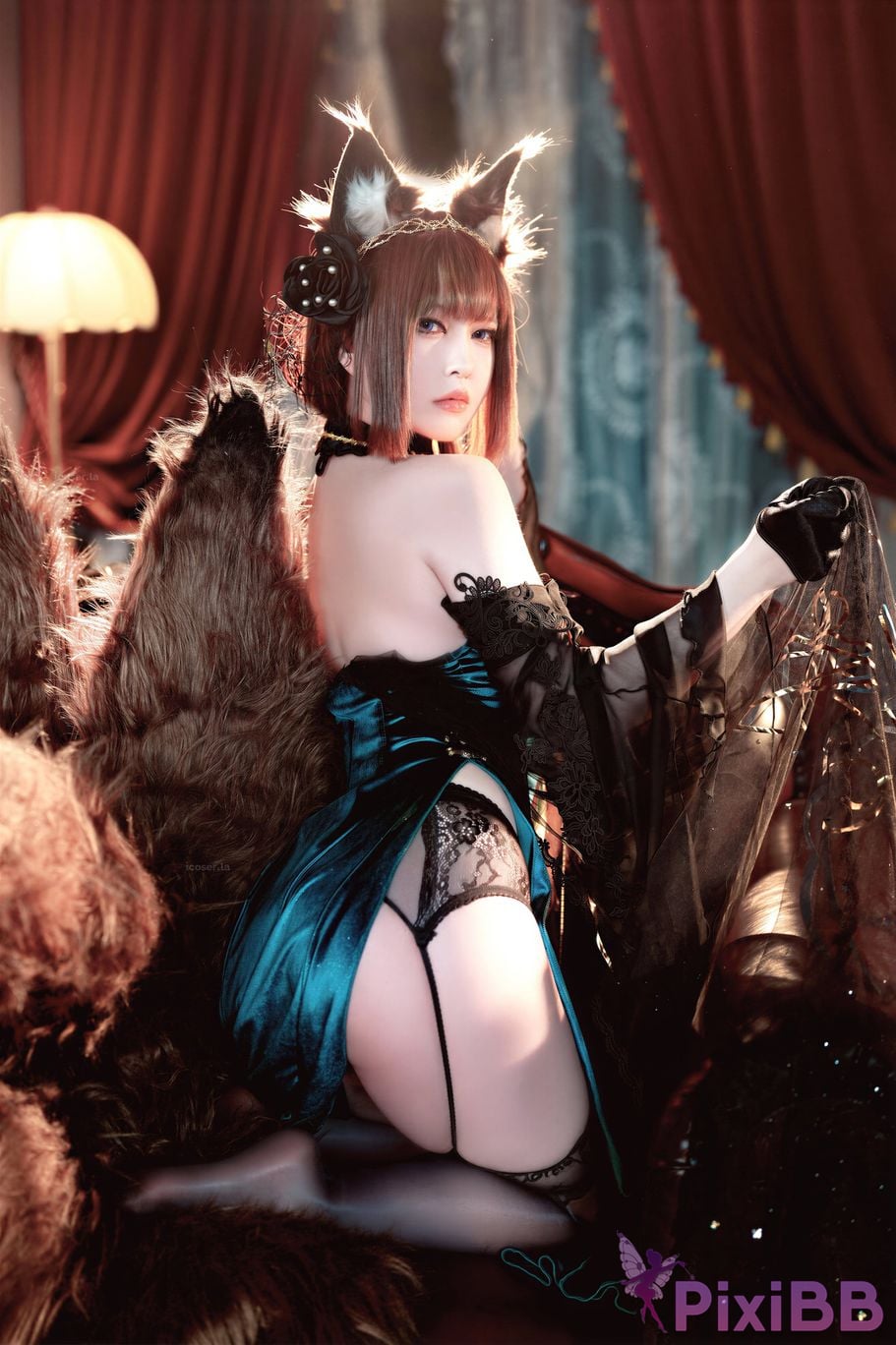 Cosplayer Half half son azur lane Amagi Fall of the Throne PixiBB.COM 026