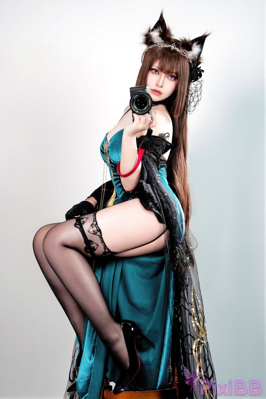 Cosplayer Half half son azur lane Amagi Fall of the Throne PixiBB.COM 037