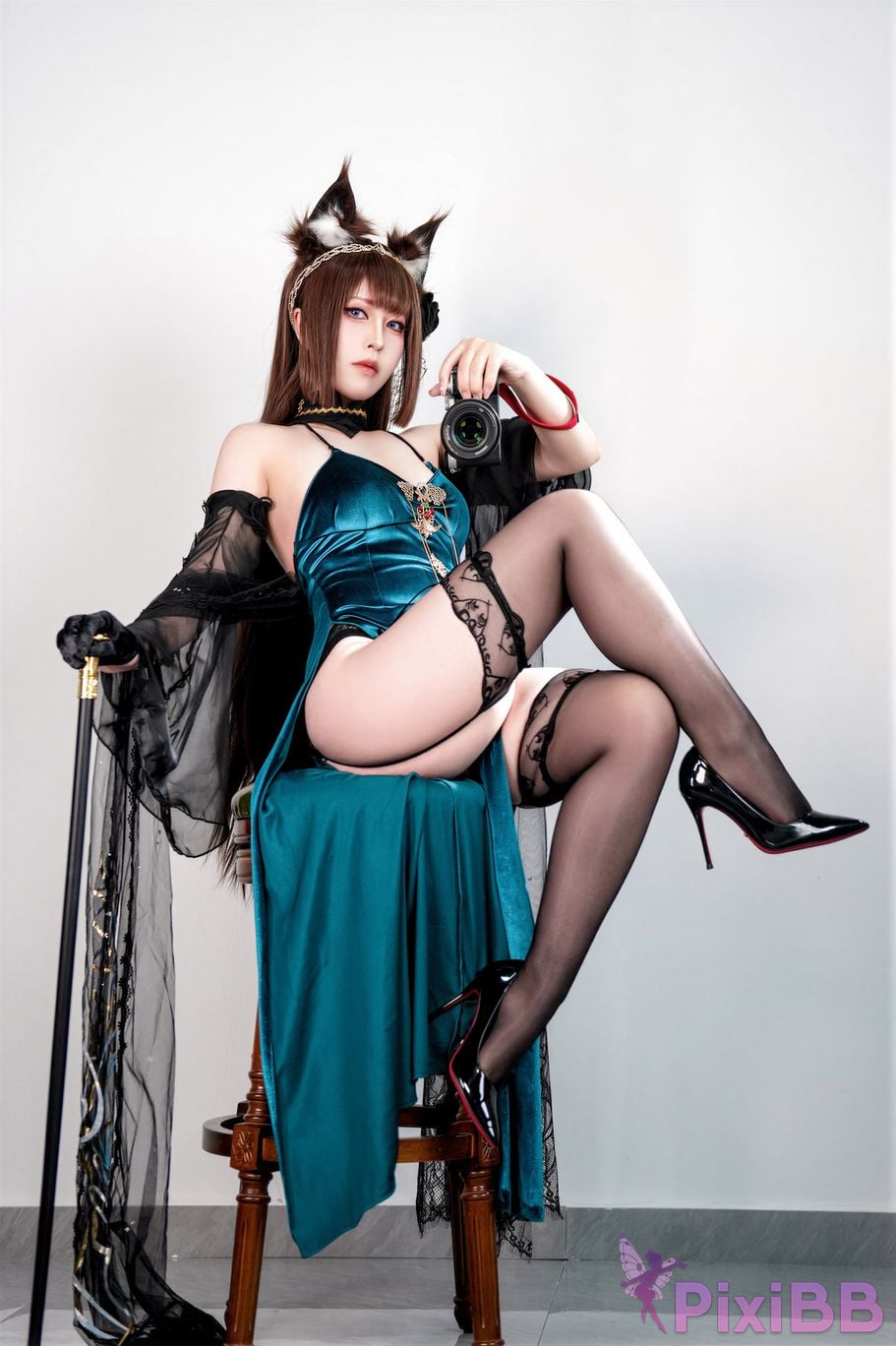 Cosplayer Half half son azur lane Amagi Fall of the Throne PixiBB.COM 038