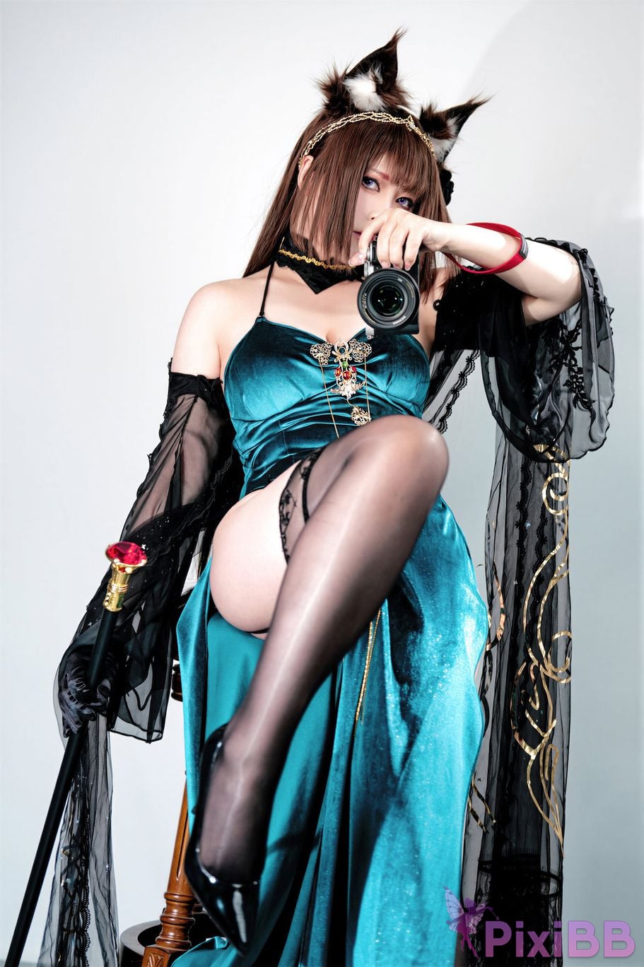 Cosplayer Half half son azur lane Amagi Fall of the Throne PixiBB.COM 042