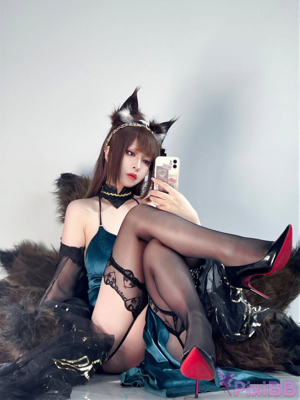 Cosplayer Half half son azur lane Amagi Fall of the Throne PixiBB.COM 054