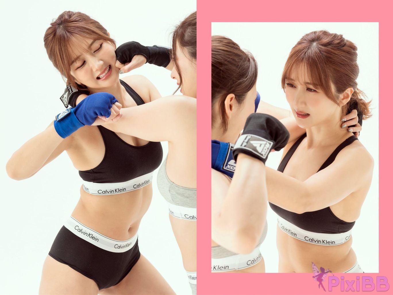 Japanese Idol Yui Hatano Bo Duo Ye Jie Yi Hibiki Oh tsuki Otsuki Absolute professional wrestling technique pose book PixiBB.COM 006