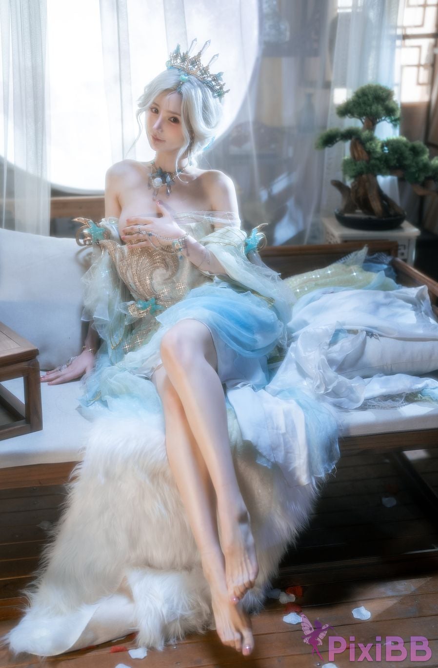 Cosplayer orange meow sauce Member Highlights Nishuihan PixiBB.COM 006