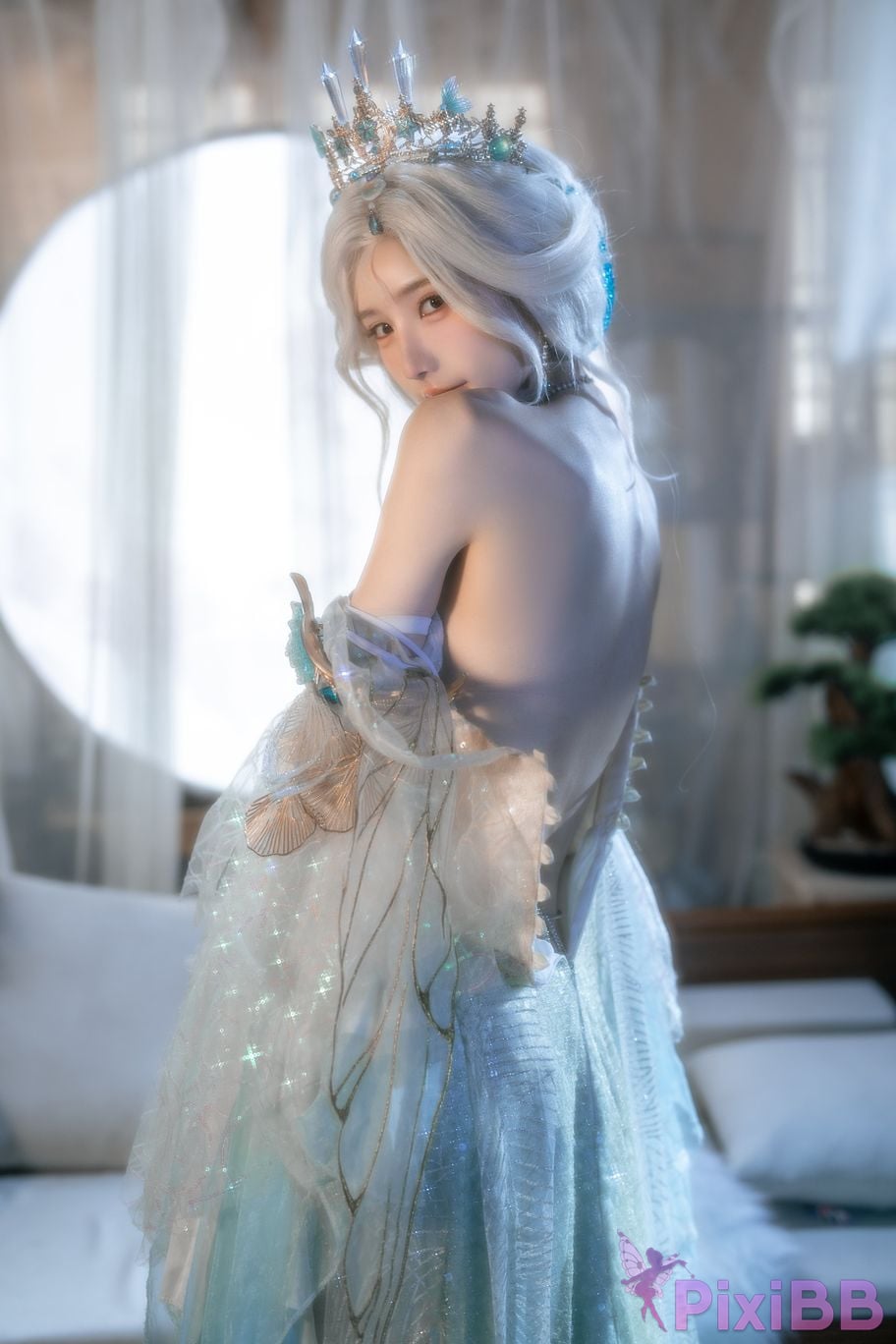 Cosplayer orange meow sauce Member Highlights Nishuihan PixiBB.COM 034