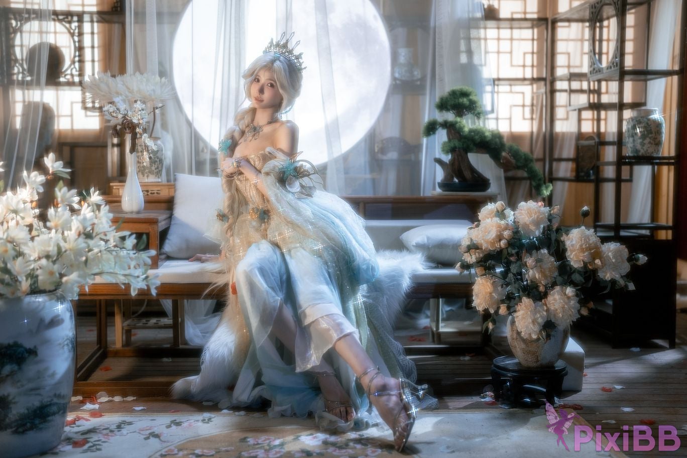 Cosplayer orange meow sauce Member Highlights Nishuihan PixiBB.COM 036