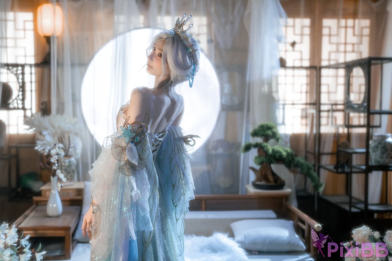 Cosplayer orange meow sauce Member Highlights Nishuihan PixiBB.COM 042