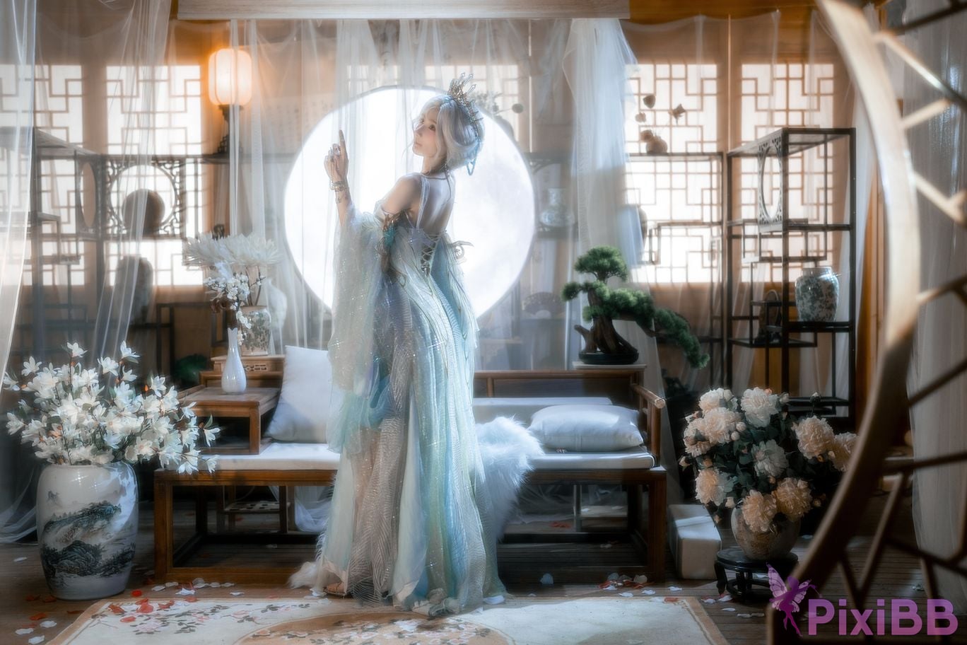 Cosplayer orange meow sauce Member Highlights Nishuihan PixiBB.COM 043