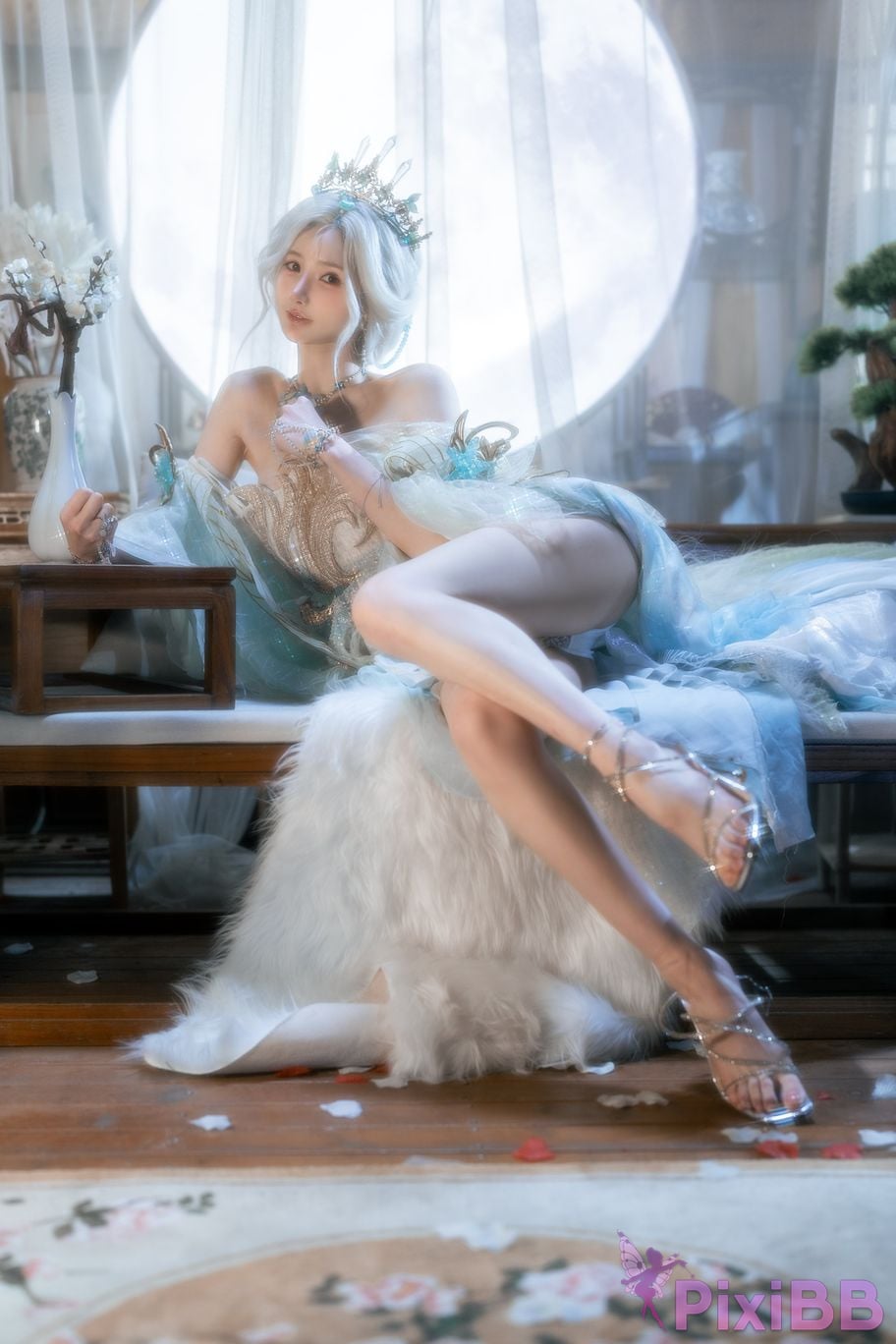 Cosplayer orange meow sauce Member Highlights Nishuihan PixiBB.COM 045