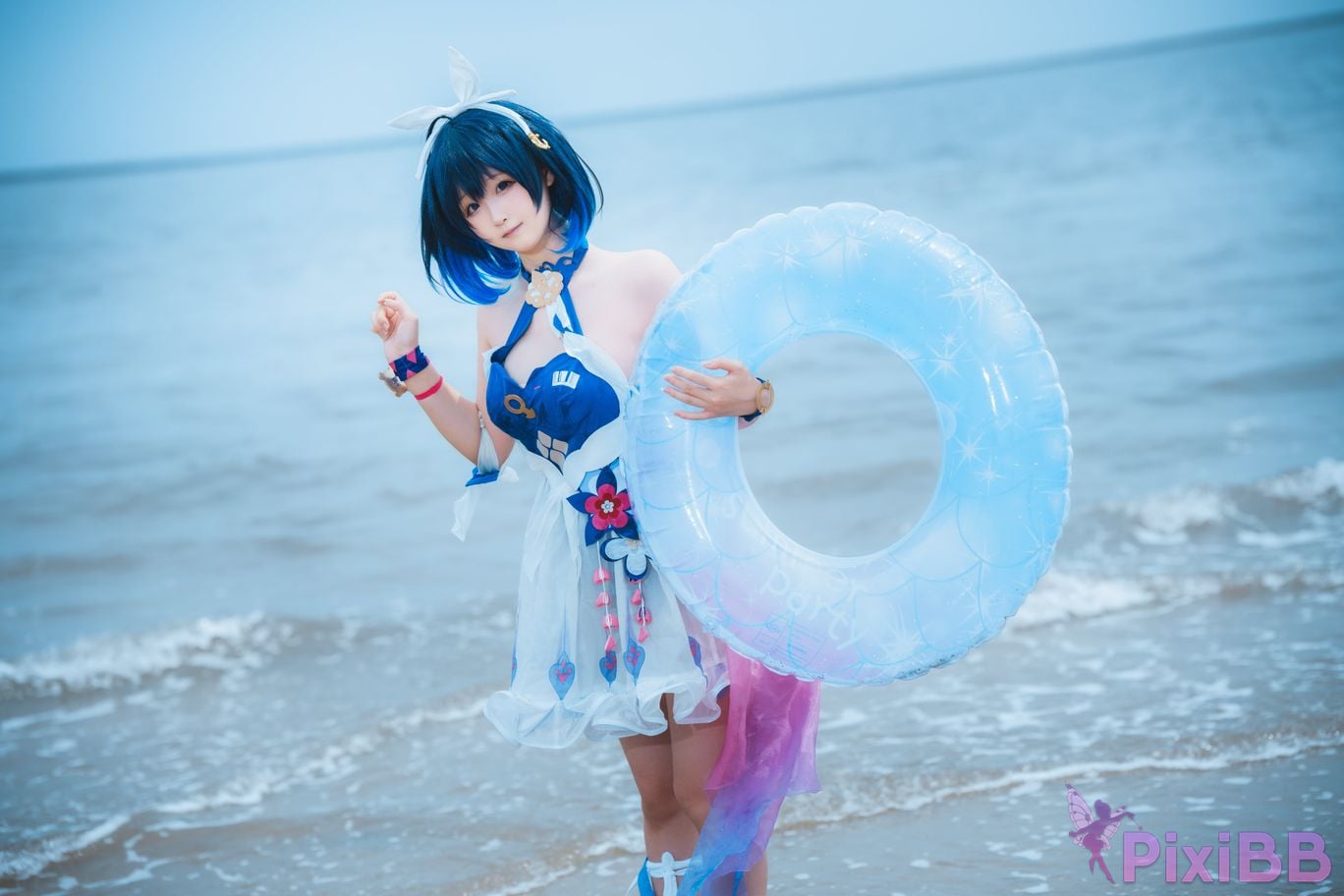 Cosplayer Seele Mai The story of waves on the other side Hill beach PixiBB.COM 003