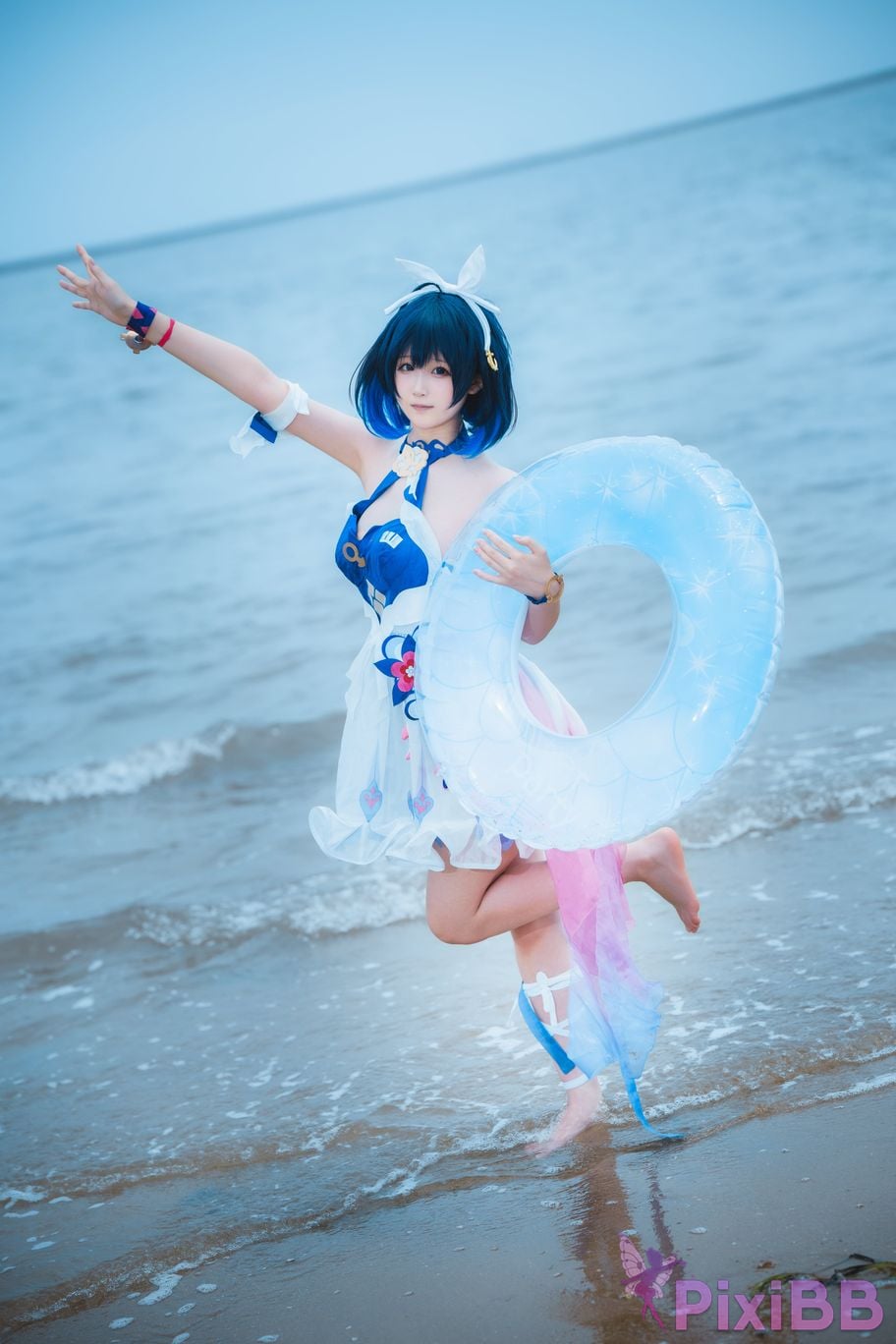 Cosplayer Seele Mai The story of waves on the other side Hill beach PixiBB.COM 004