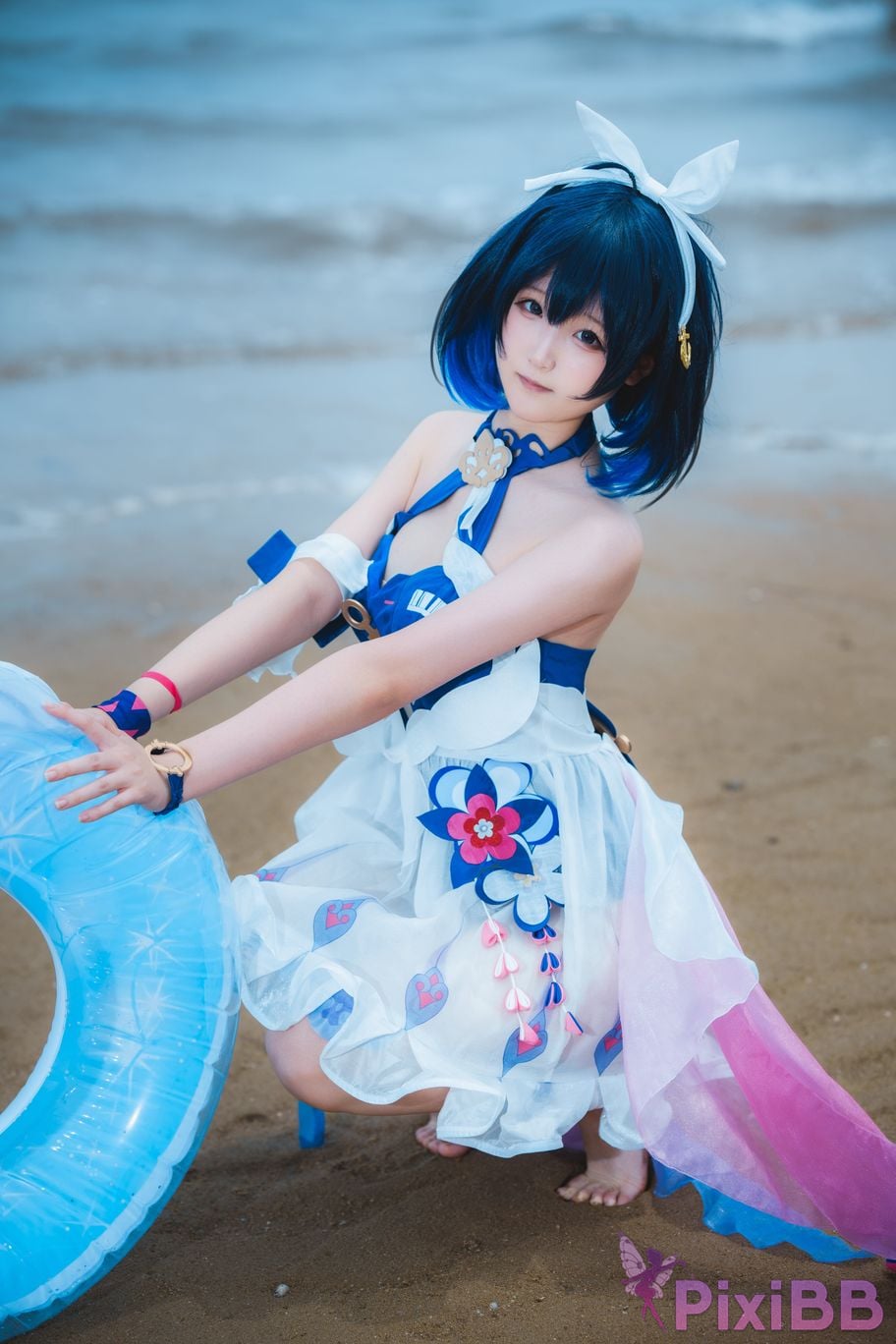 Cosplayer Seele Mai The story of waves on the other side Hill beach PixiBB.COM 006