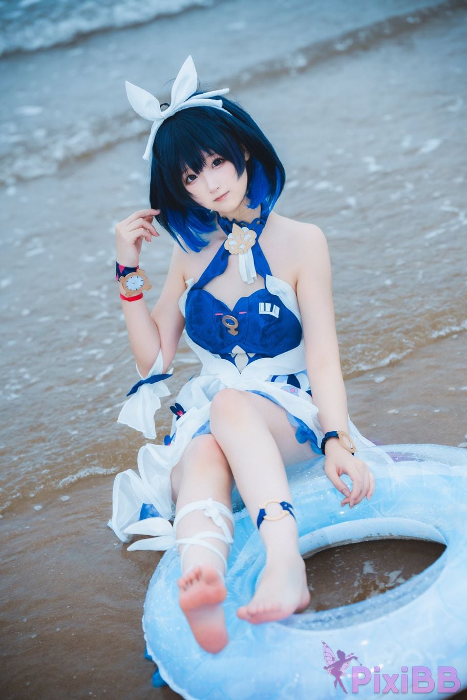 Cosplayer Seele Mai The story of waves on the other side Hill beach PixiBB.COM 009