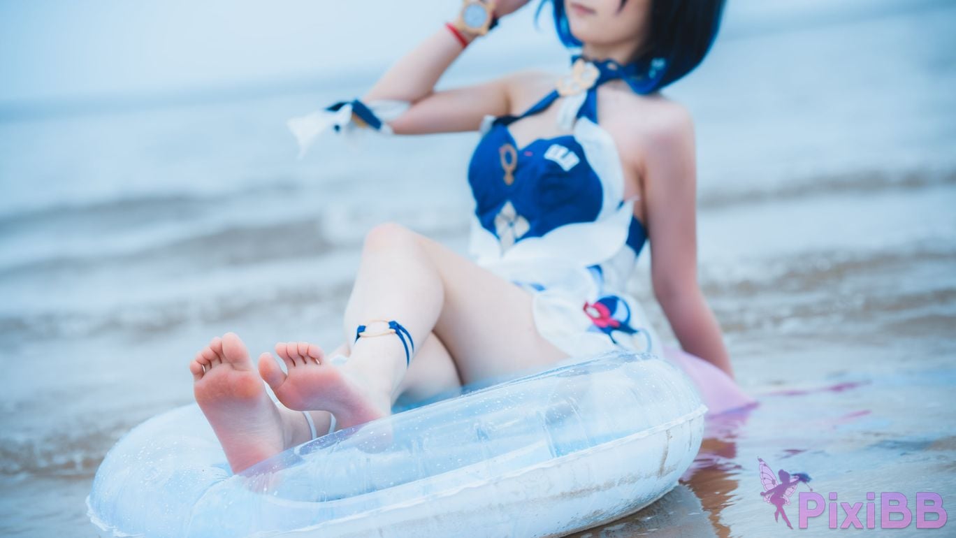 Cosplayer Seele Mai The story of waves on the other side Hill beach PixiBB.COM 011