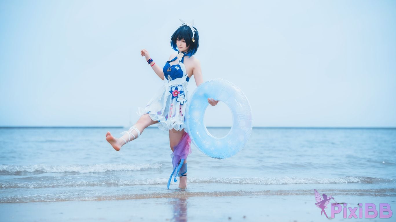 Cosplayer Seele Mai The story of waves on the other side Hill beach PixiBB.COM 045