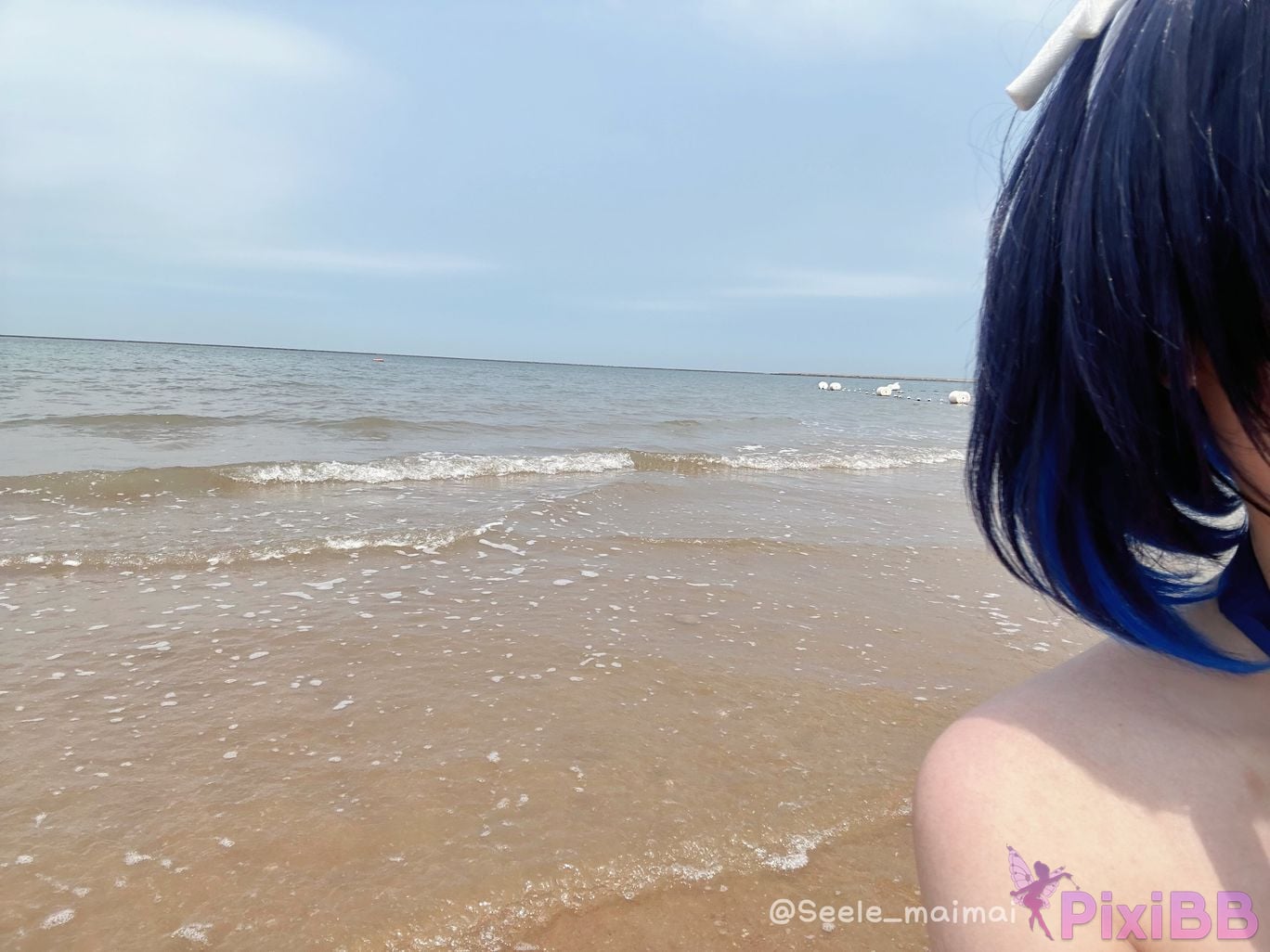 Cosplayer Seele Mai The story of waves on the other side Hill beach PixiBB.COM 050