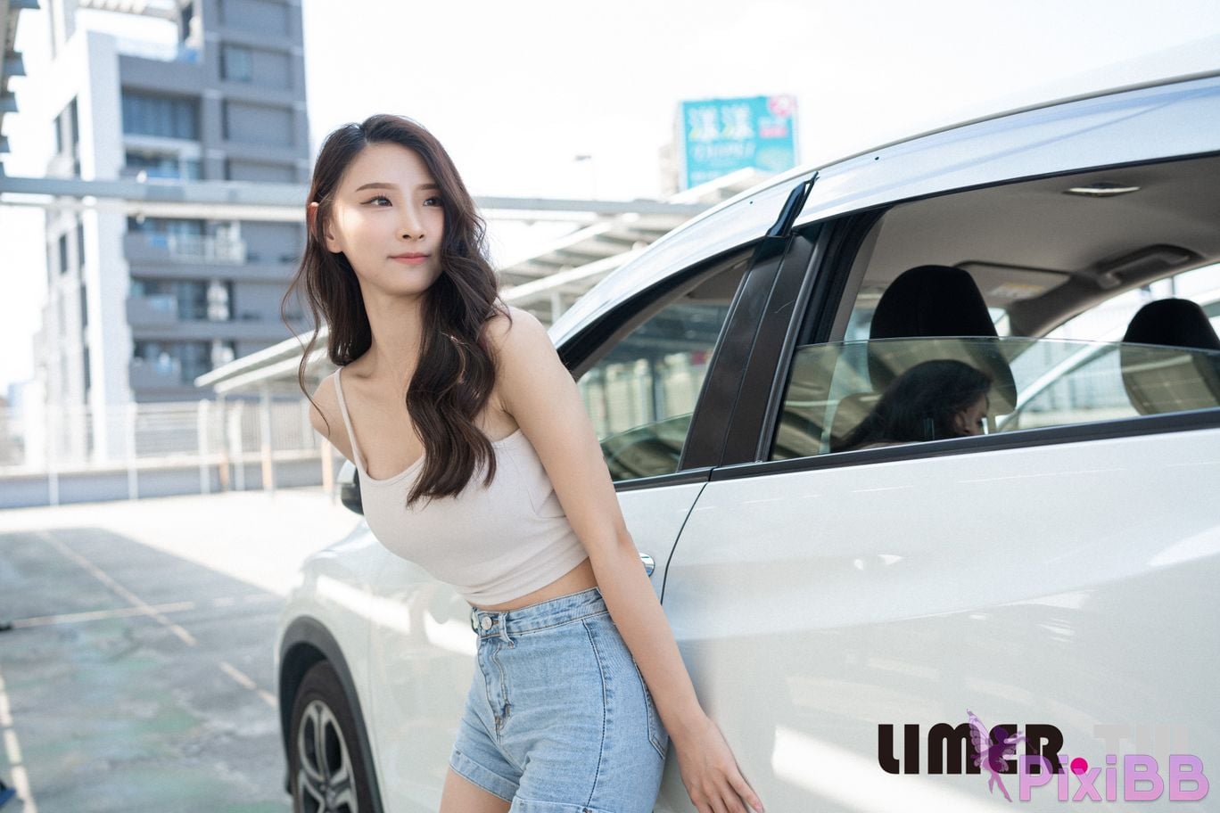 Limerence Original No.075 Super Beautiful EJ Car Shot and Feet PixiBB.COM 162