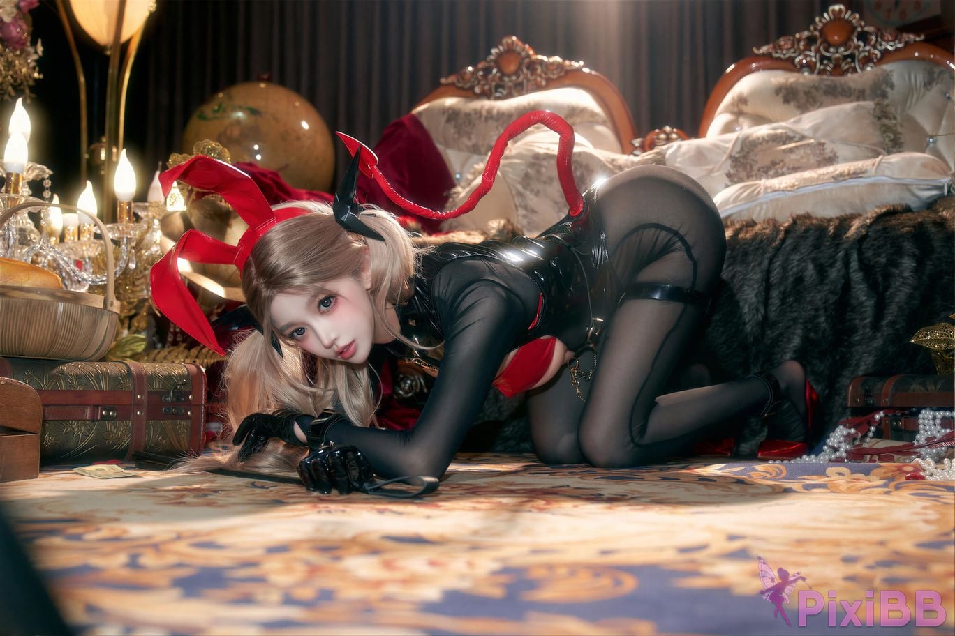 Cosplayer Expired rice noodles Devil Bunny PixiBB.COM 004