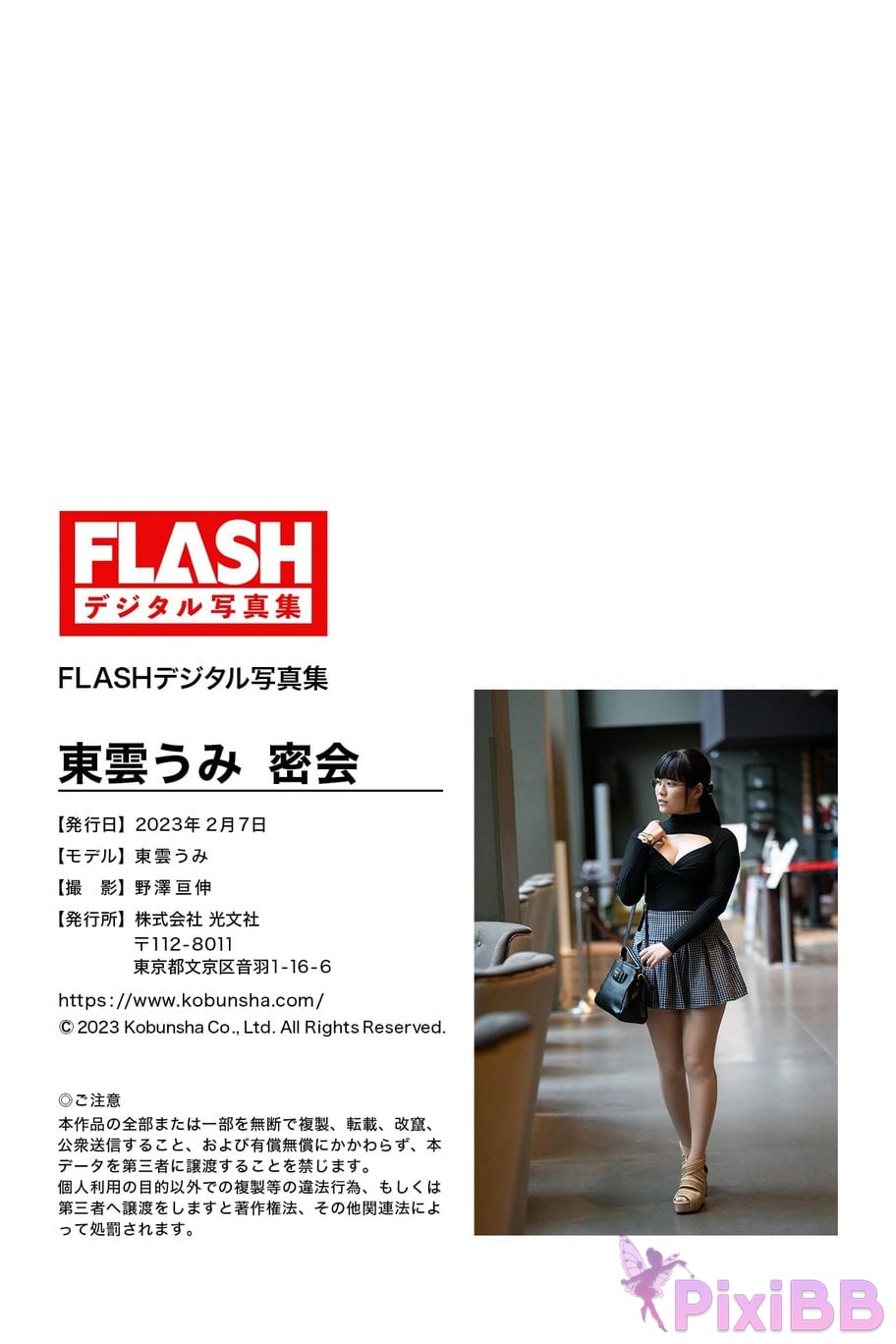 Japanese Idol Shinonome Umi FLASH Digital Photo Collection Secret Meeting PixiBB.COM 001