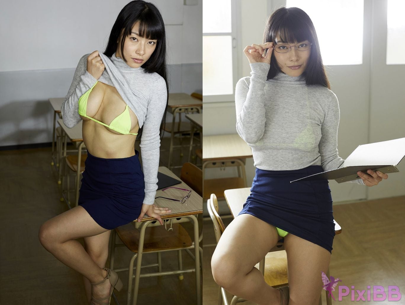 Japan Model Megumi Haruno Hugging me PixiBB.COM 010