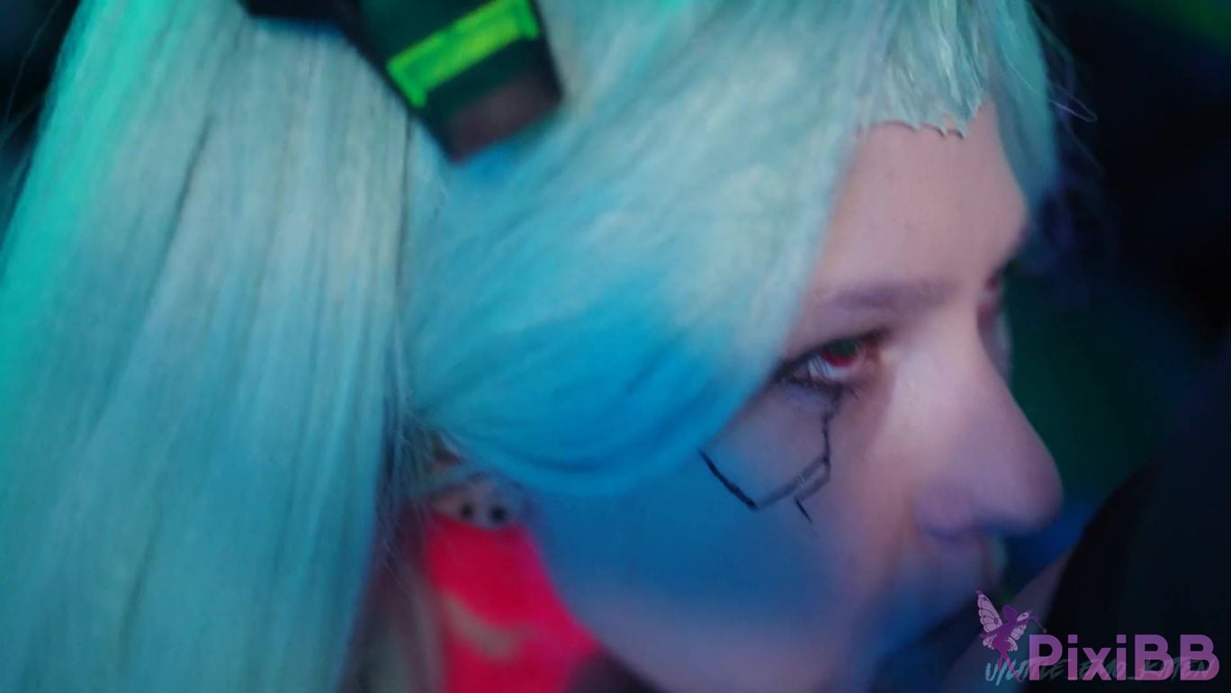 Little Emo Kitten Rebecca Cyberpunk Edgerunners PixiBB.COM 009