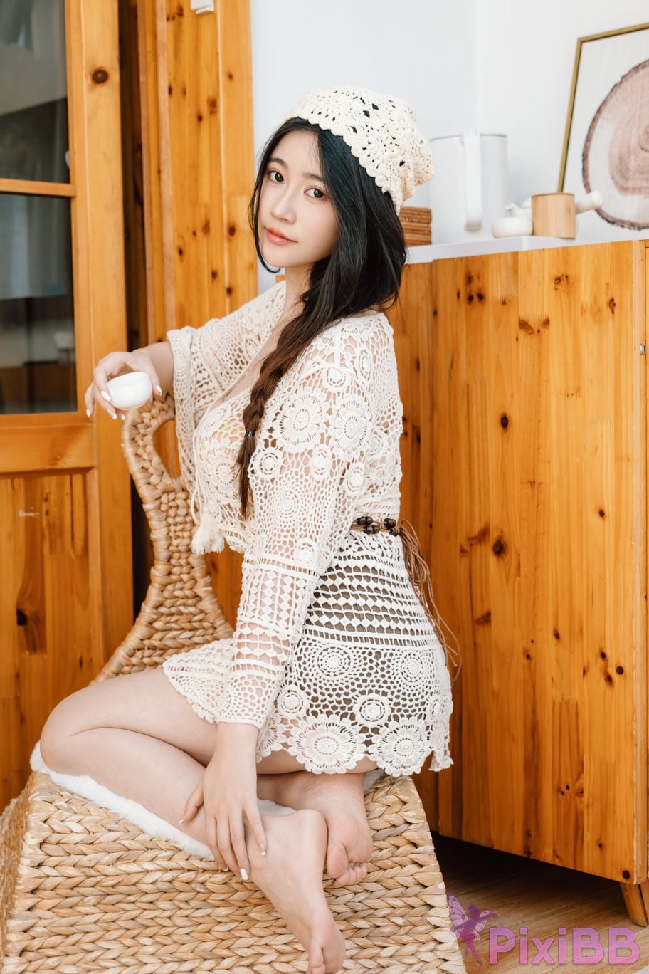 Cosplayer every year Nnian hibiscus flower PixiBB.COM 004